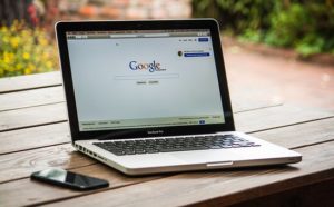 google search in laptop